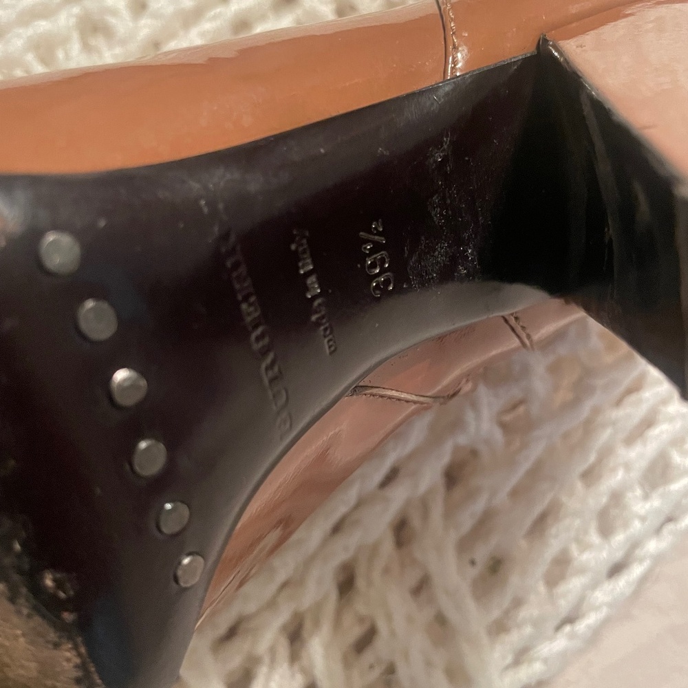 Brown, Burberry booties